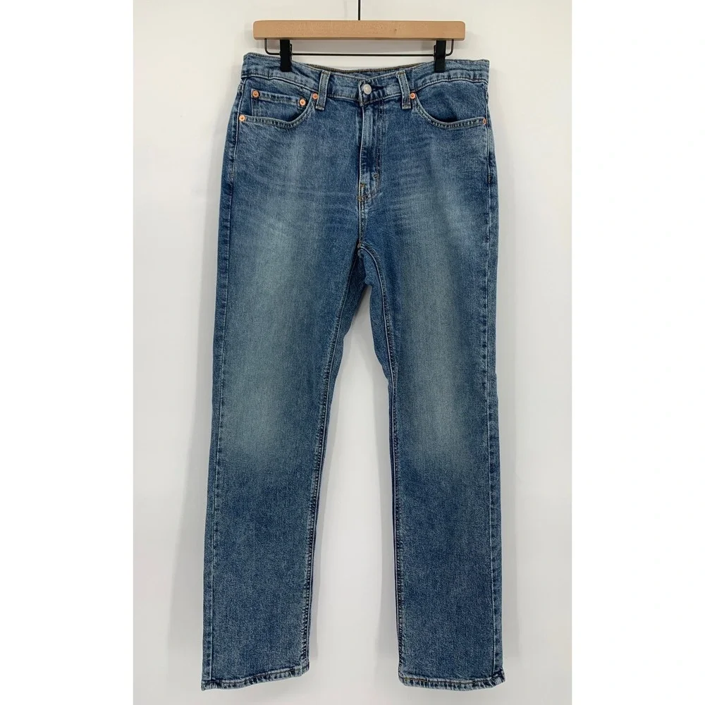 Levis 541 Jeans Mens 34x34 Blue Athletic Taper Medium Wash Denim Pants